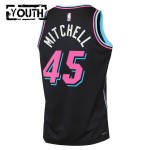Maillot NBA Miami Heat Davion Mitchell Nike 2025-26 City Edition Noir Swingman - Enfant